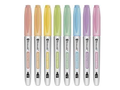 ROTULADOR PERMANENTE TEXTIL SET 8 COLORES PASTEL 329374
