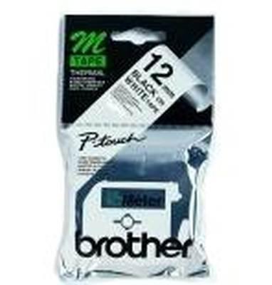 Cinta rotuladora Brother MK231 Blanco/Negro MK231BZ