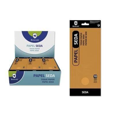 PAPEL SEDA LISO NARANJA BOLSA 10 HOJAS 326611