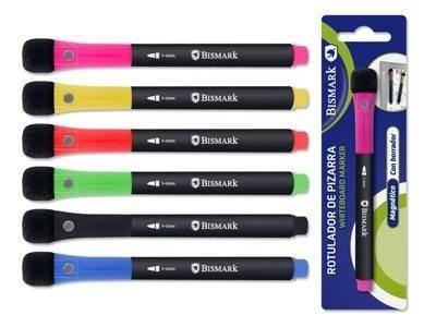 ROTULADOR PIZARRA IMAN CON BORRADOR BISMARK 329584