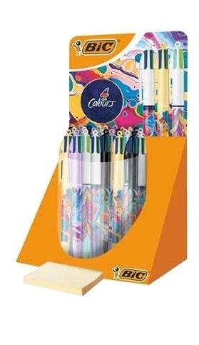 EXPOSITOR BIC BOLIGRAFO 4 COLORES 30 UNIDADES DECORADO 9649042