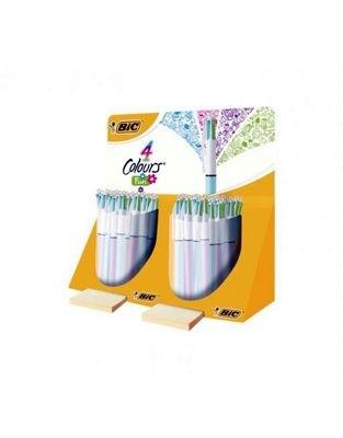EXPOSITOR BIC BOLIGRAFO 4 COLORES FUN 40 UNIDADES 889609