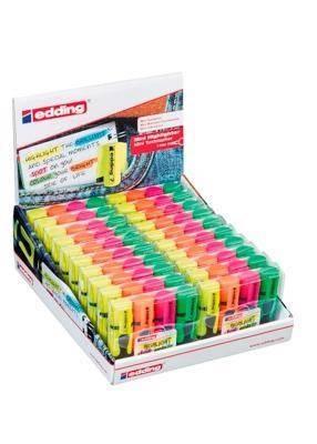 Estuche con 4 marcadores mini fluorescentes. Punta 1-3mm. Colores surtidos