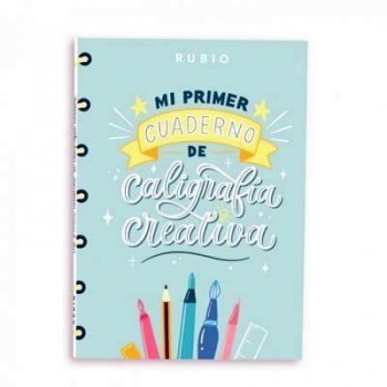 Mi primer cuaderno de caligrafia creativa Rubio PRIMERCALCRE