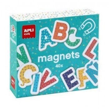 Juego magnetico letras ABC Apli 40 piezas 18884