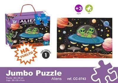 CC-0743 PUZZLE SET 35 PIEZAS ALIENS