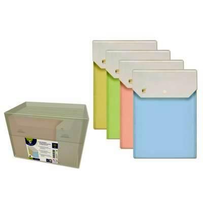 Carpeta broche A4 Bismark vertical surtido 511730 polipropileno