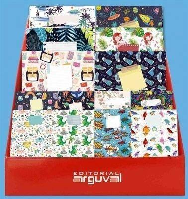 46779 EXP.56 NOTEBOOK SURTIDOS A5 y A6 Novedad ARGUVAL