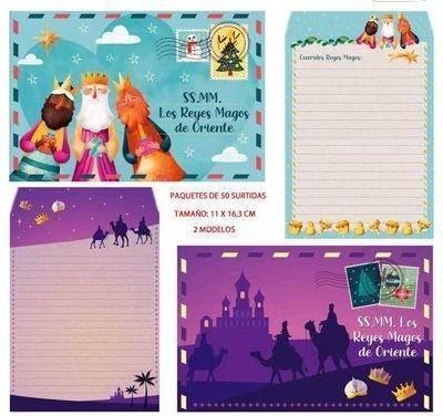 37968 CARTAS DE REYES SOLAPA RECTA   ARGUVAL