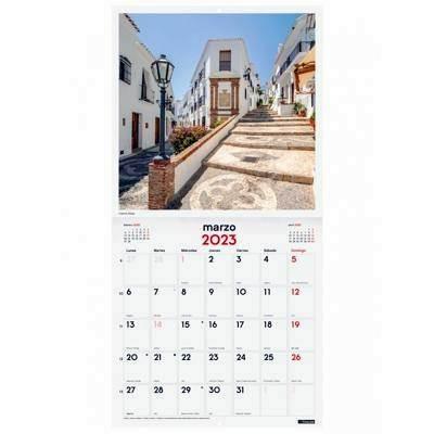 780304223 CALENDARIO PARED 30X30 2023 PUEBL.ENCANTO+ FINOCAM