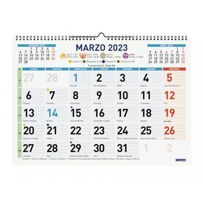781400023 CALENDARIO PARED COLOR MIXTO L 43X31 2023+ FINOCAM