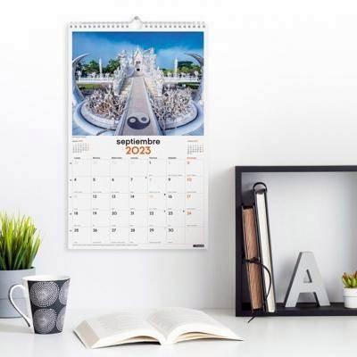 780554123 CALENDARIO PARED ESP25X40 2023MARAV.MUNDO+ FINOCAM