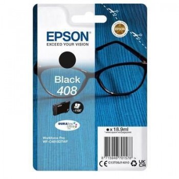 EPSON tinta Negro Singlepack 408 Durabrite Ultra Ink C13T09J14010