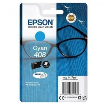 EPSON tinta Cyan Singlepack 408 Durabrite Ultra Ink C13T09J24010