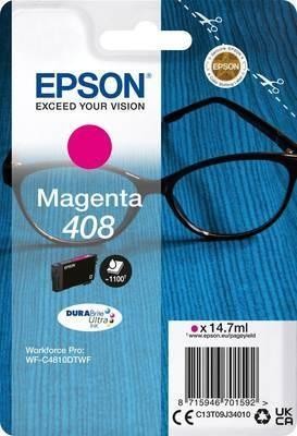 EPSON tinta Magenta Singlepack 408 Durabrite Ultra Ink C13T09J34010