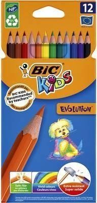 Lapiz Bic evolution 82902914 caja 12 unidades colores surtidos