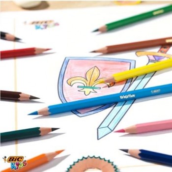 Lapiz Bic evolution 82902914 caja 12 unidades colores surtidos