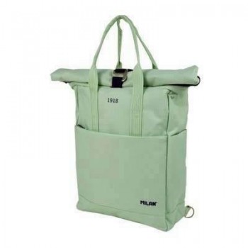 624302SNCGR Mochila urbana con cierre superior enrollable (10 l) serie 1918, verde
