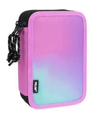 081364SN1P Plumier 3 pisos con contenido Sunset, rosa