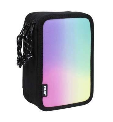 081364SNK1 Plumier 3 pisos con contenido Sunset, negro