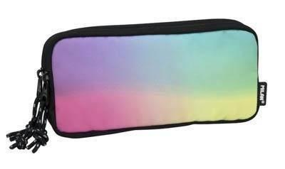 081135SNK1 Estuche 3 cremalleras Sunset, negro