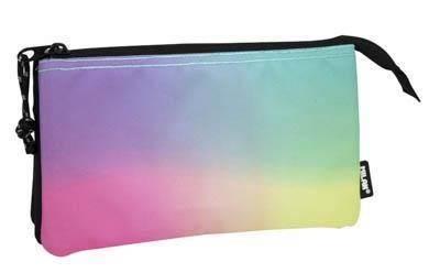 081133SNK1 Estuche 5 compartimentos Sunset, negro