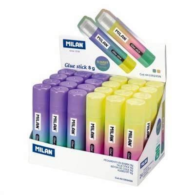 4410924SN Caja expositora 24 barras de pegamento 8 g Sunset