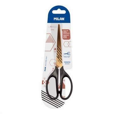 BWM10425CPK Blíster tijeras de oficina 17 cm serie Copper, negro