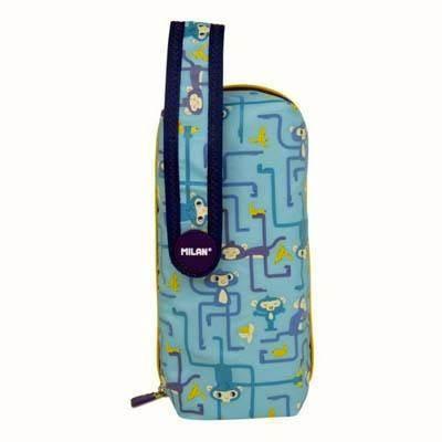 08872TNG Kit 4 estuches con contenido Tangled Monkeys, azul