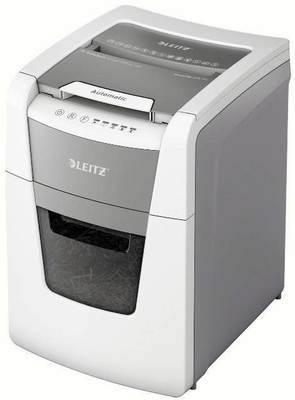 Destructora Leitz IQ Auto+ 100 P4, autoalimentación, blanca 80110000