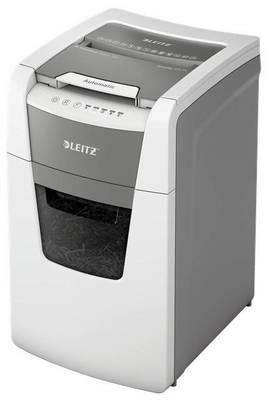 Destructora Leitz IQ Auto+ Office 150 P4, autoalimentación, blanca 80130000