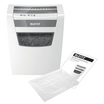 Destructora Leitz IQ Home Office P4, blanco/plata 80090000