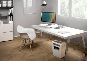 Destructora Leitz IQ Home Office P4, blanco/plata 80090000