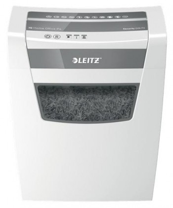 Destructora Leitz IQ Home Office P4, blanco/plata 80090000