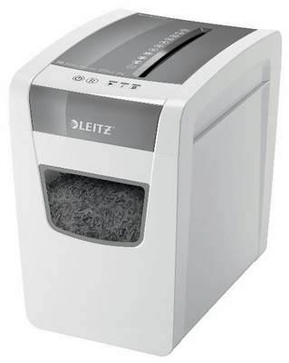 Destructora Leitz IQ Slim Home Office P4, blanco/plata 80010000