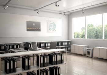 Destructora Leitz IQ Office Pro P5, blanco/plata 80050000