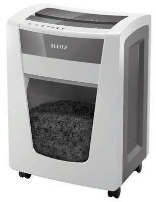 Destructora Leitz IQ Office Pro P4, blanco/plata 80060000