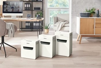 Destructora Leitz IQ Protect 8 P4, blanco/plata 80910000