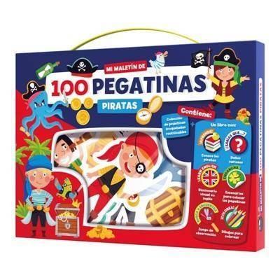 PTC016 MALETIN 100 PEGATINAS - PIRATAS