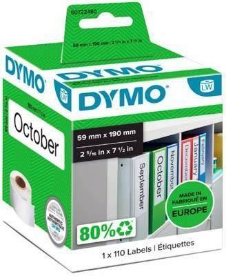Etiqueta Dymo 99019 Electrica  190*59 1/R. 110U.S0722480
