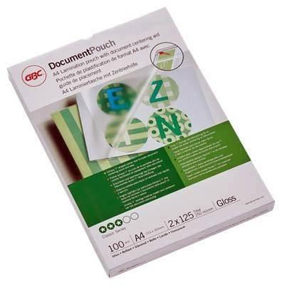 Carterita Plastico A4 216*303 P/100 125MC.GBC 3200723