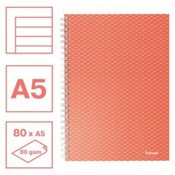 Cuaderno wiro con tapas de cartón  Colour'Breeze A5