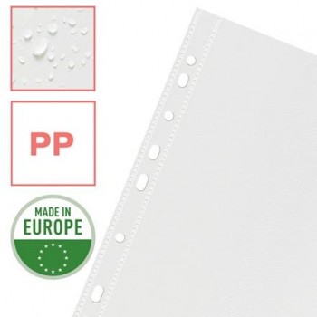 Funda multitaladro Esselte PP Piel de naranja ColourBreeze Copysafe C/25 DIN A4. 11 tal 628486