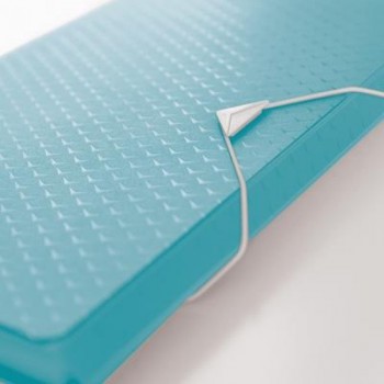 Carpeta acordeón Esselte Colour'Breeze PP. Con 6 separadores, azul 626252