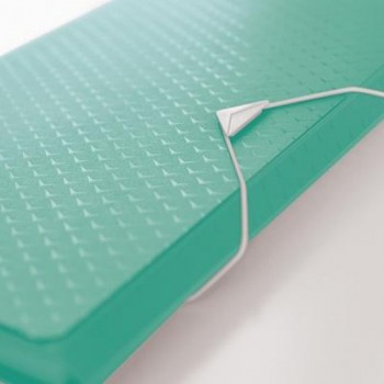 Carpeta acordeón Esselte Colour'Breeze PP. Con 6 separadores, verde 626253