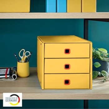 Bucs de 3 cajones Click & Store Cosy (290x283x360mm), amarillo 53680019