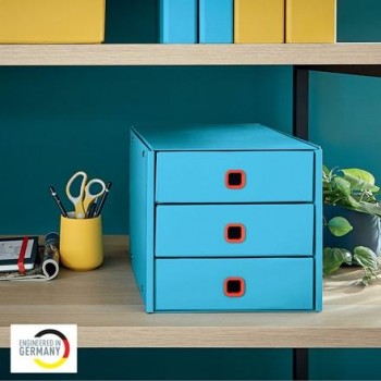 Bucs de 3 cajones Click & Store Cosy (290x283x360mm), azul 53680061