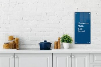 Panel pizarra magnética de cristal pequeña NOBO  300 x 600 mm