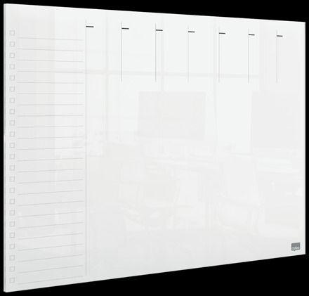 Organizador semanal de acrílico de sobremesa NOBO A3, transparente 1915615