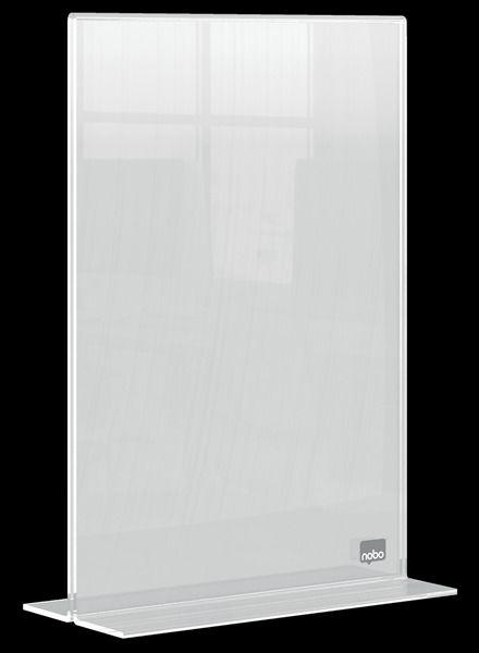 Porta pósters acrílico transparente de sobremesa, A5 1915595
